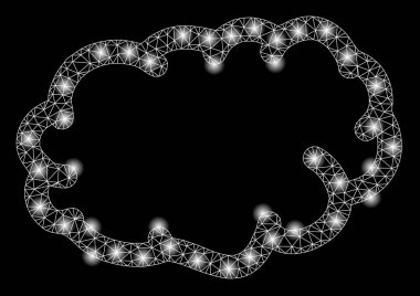 Altın Kare Desen Bulut