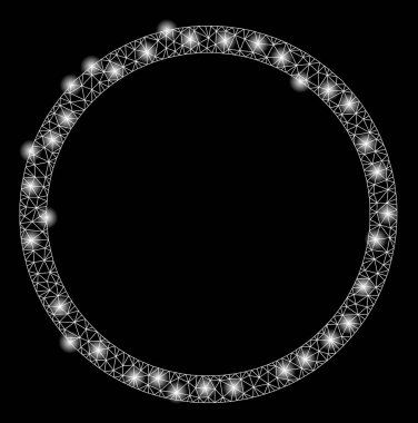 Altın Kare Mozaik Daire Bubble