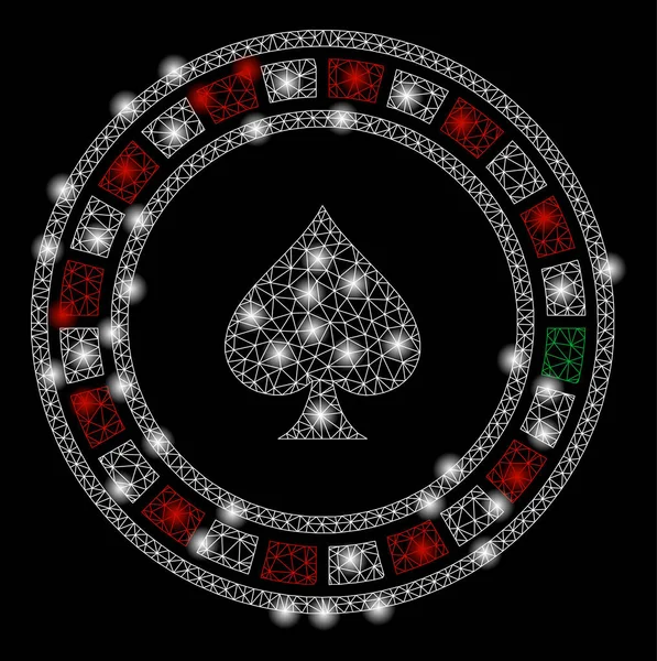 Gold Square Pattern Casino Roulette — Image vectorielle