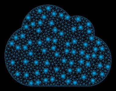 Altın Kare Desen Bulut