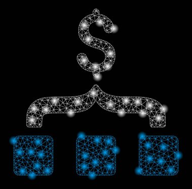 Altın Kare Desen Para Toplamak