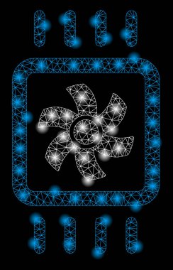 Altın Kare Mozaik Çip Soğutma