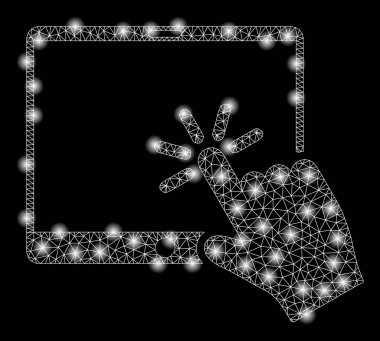 Altın Kare Mozaik Tıklayın Mobil Tablet