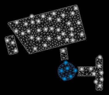 Altın Kare Mozaik Cctv Kamera