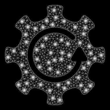 Altın Kare Mozaik Dişli Dönüş Yönü