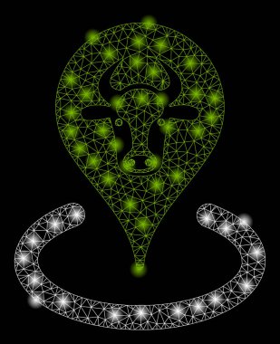 Altın Kare Desen Sığır Konumu