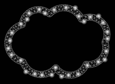 Altın Kare Desen Bulut