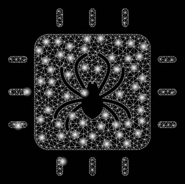 Altın Kare Desen Chip Hata