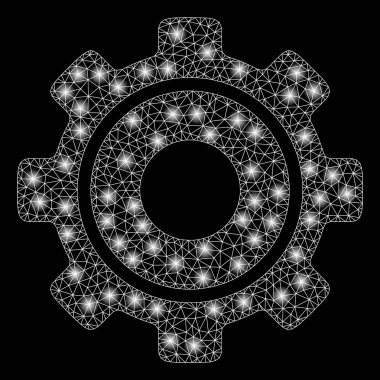 Altın Kare Desen Dişli