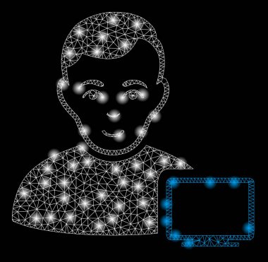 Altın Kare Mozaik Bilgisayar Yöneticisi