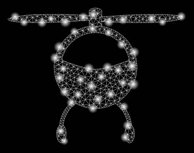 Altın Kare Mozaik Helikopter Helikopteri