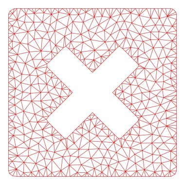 Çokgen Çerçeve Vektör Örgü Çizimi Kapat