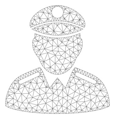 Albay Çokgen Çerçeve Vektör Örgü İllüstrasyon