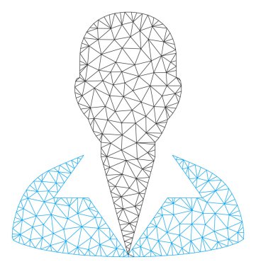 Katip Çokgen Çerçeve Vektör Örgü İllüstrasyon