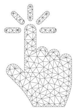 Çokgen Çerçeve Vektör Örgü İllüstrasyon tıklayın