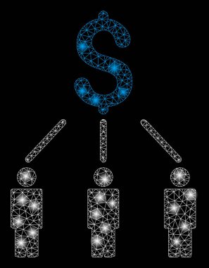 Işık spotları ile parlak Mesh karkas crowdfunding