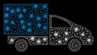 Parlak Mesh karkas ışık Spotlar ile teslim