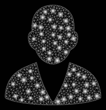 Hafif Spotlar ile parlak Mesh karkas müşteri