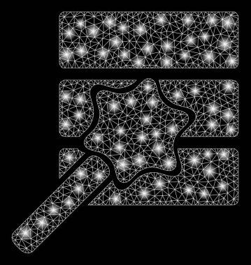 Light Spotlar ile parlak Mesh 2D Veritabanı Sihirbazı