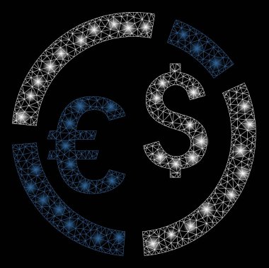 Hafif Spotlar ile parlak Mesh karkas para şeması