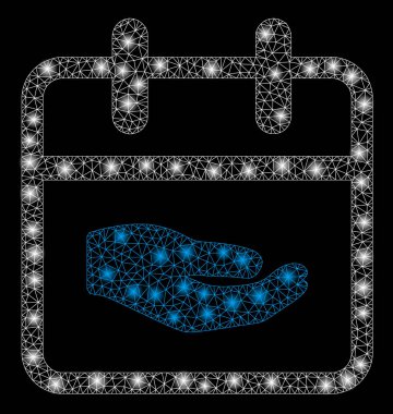 Flare Spotlar ile parlak Mesh 2D bağış günü