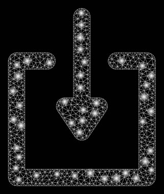 Işık Spotlar ile parlak Mesh 2D Indir