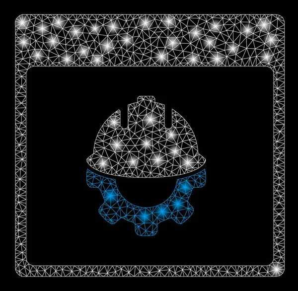 Parlak kafes 2D kalkınma takvim sayfa ile flaş Spotlar