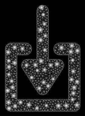 Işık Spotlar ile parlak kafes tel çerçeve Indir