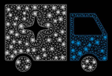 Parlama Spotlar ile parlak Mesh karkas drone teslim Van