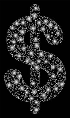 Flash Spotlar ile parlak mesh ağ dolar