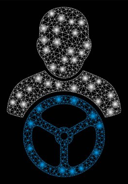 Hafif Spotlar ile parlak Mesh karkas sürücüsü