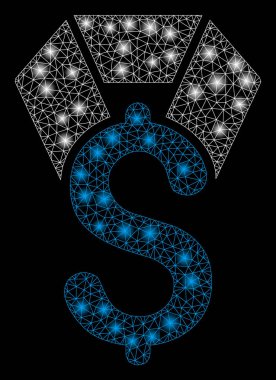 Flare Spotlar ile parlak Mesh karkas dolar Ödülü