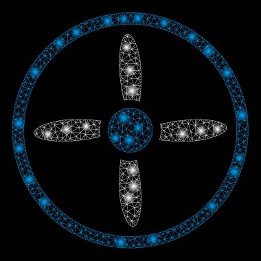 Parlaklık Spotlar ile parlak Mesh karkas drone vida