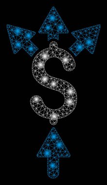 Flash Spotlar ile parlak Mesh 2D bölme ödeme