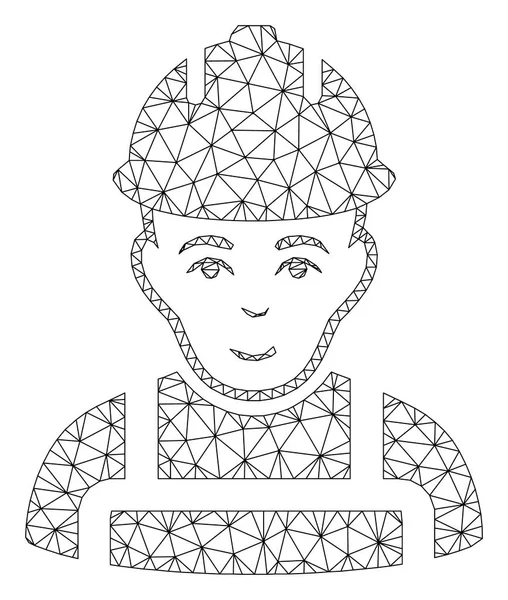 Построитель многоугольной векторной сетки — стоковый вектор