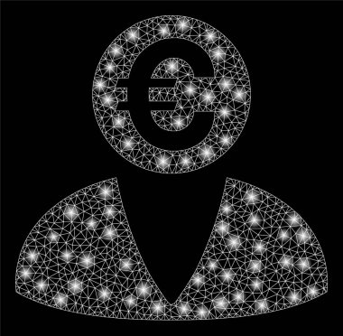 Işık Spotlu Parlak Kafes 2d Euro Banker