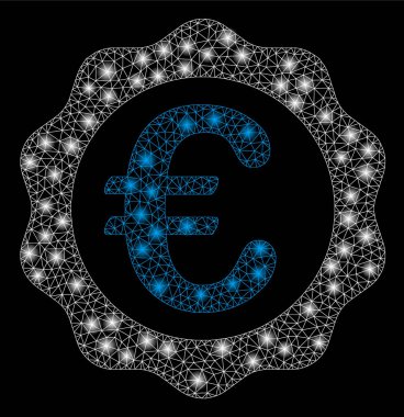 Parlama Spotlu Parlak Kafes Tel Çerçeve Euro Ödülü Mührü