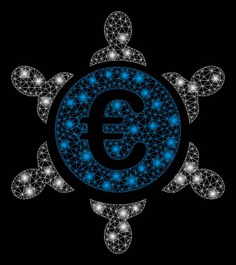 Flash Spotlarla Parlak Örgü Karkas Euro İşbirliği