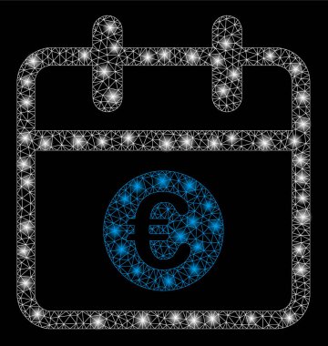 Flash Spotlar ile Parlak Örgü Karkas Euro Day