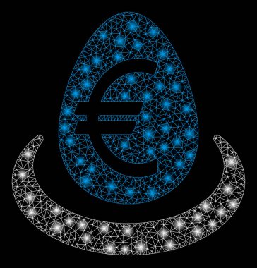 Flash Spotlu Parlak Kafes Tel Çerçeve Euro Mevduat