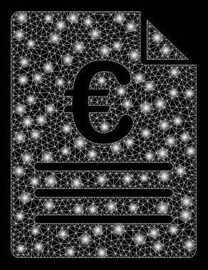 Flash Spotlu Parlak Kafes Karkas Euro Belgesi