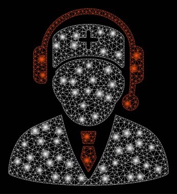 Flash Spotlu Parlak Kafes Ağı Acil Durum Yöneticisi