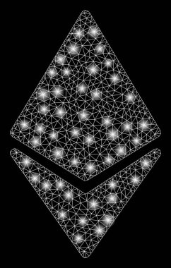 Flash Spotlu Parlak Kafes Ağ Ethereum