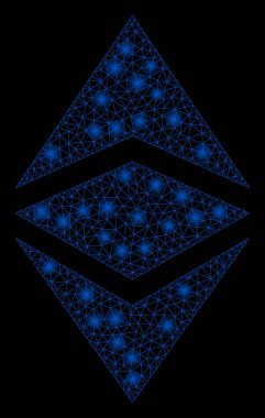 Parlama Spotlu Parlak Kafes Ağ Ethereum Classic