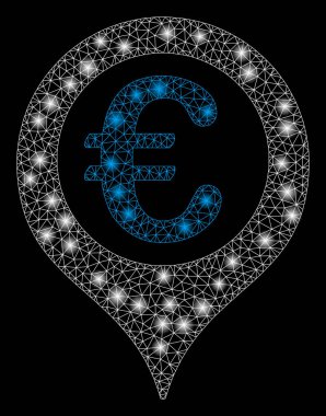 Işık Lekeli Parlak Kafes Tel Çerçeve Euro Geotargeting