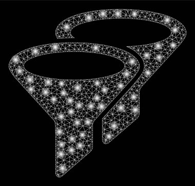 Flare Mesh 2d Filtreler Parlama Noktalar ile