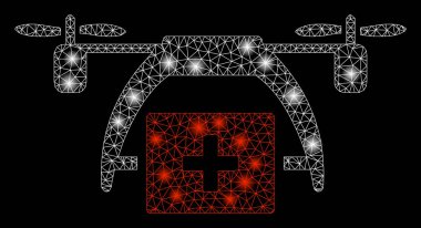 Flare Mesh 2d İlk Yardım Drone Flare Spotlar ile