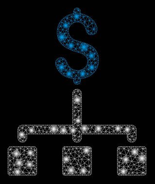 Flare Mesh 2d Mali Hiyerarşi Parlama Spotlar ile