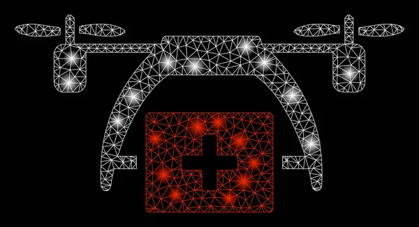 Flare Mesh 2d İlk Yardım Drone Flare Spotlar ile