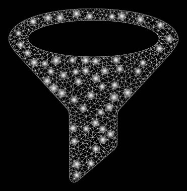 Parlama Noktaları ile Flare Mesh Ağ Filtresi